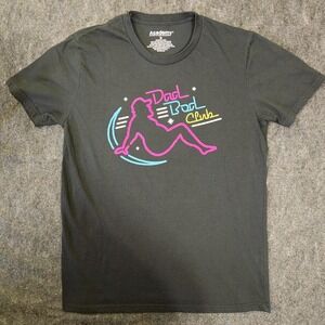 Academy Sports Dad Bod Club Graphic Tee Black Mens Medium M Short Sleeve Shirt